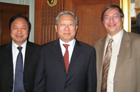 Chinese Academy of Sciences visitors with Robert Chen