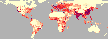 Unsmoothed Population Density Map