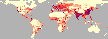 Smoothed Population Density Map