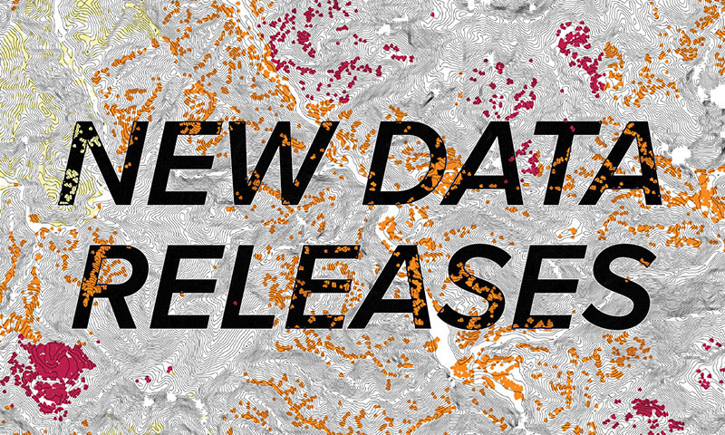 New global data sets released by SEDAC Graphic announcing new data releases from CIESIN